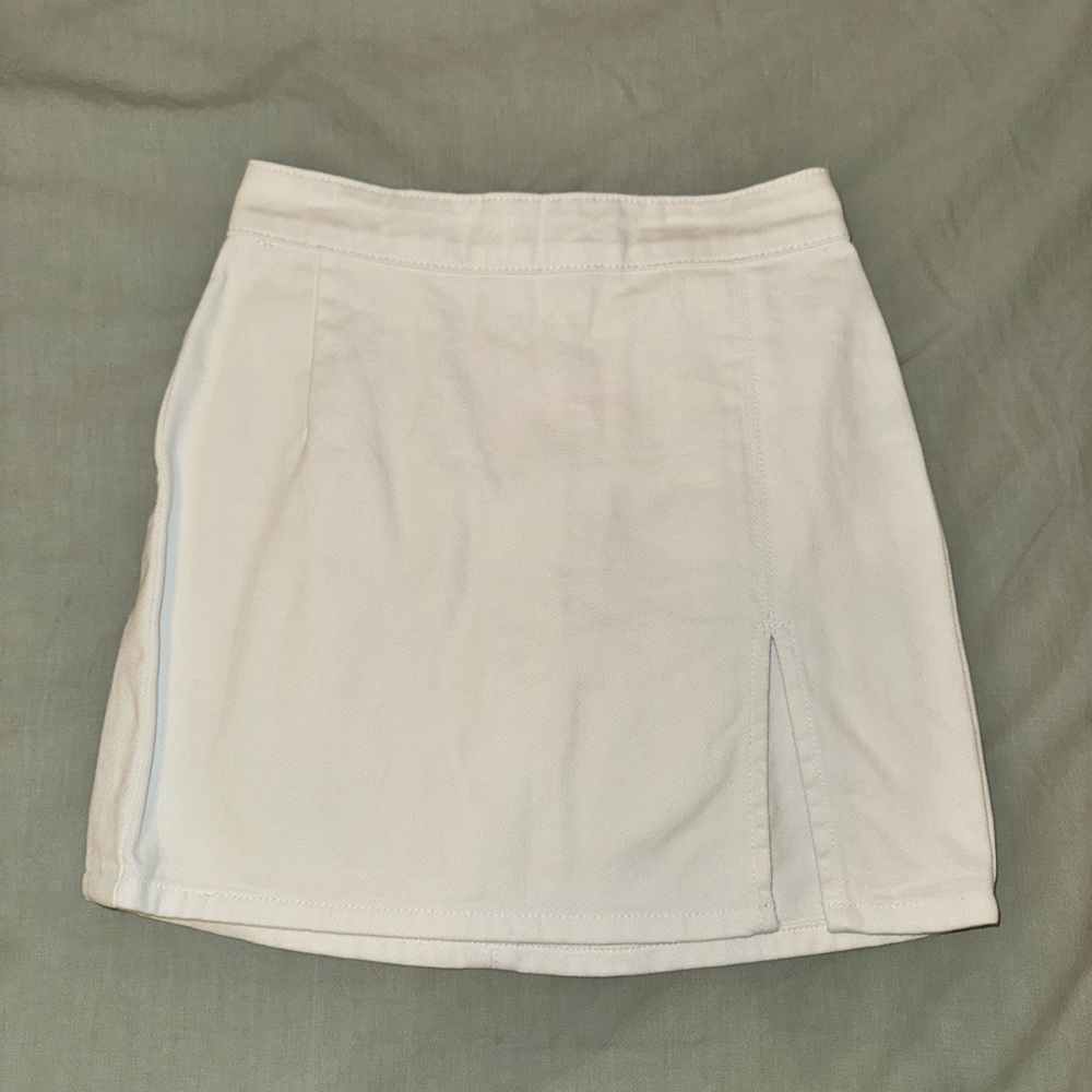 White Mini Skirt